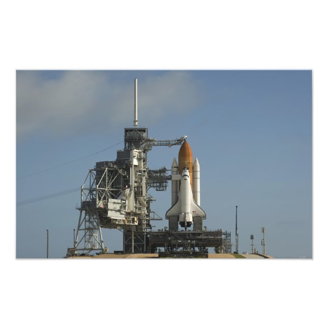 Space Shuttle Discovery sits ready 2 Photo Print (Front)