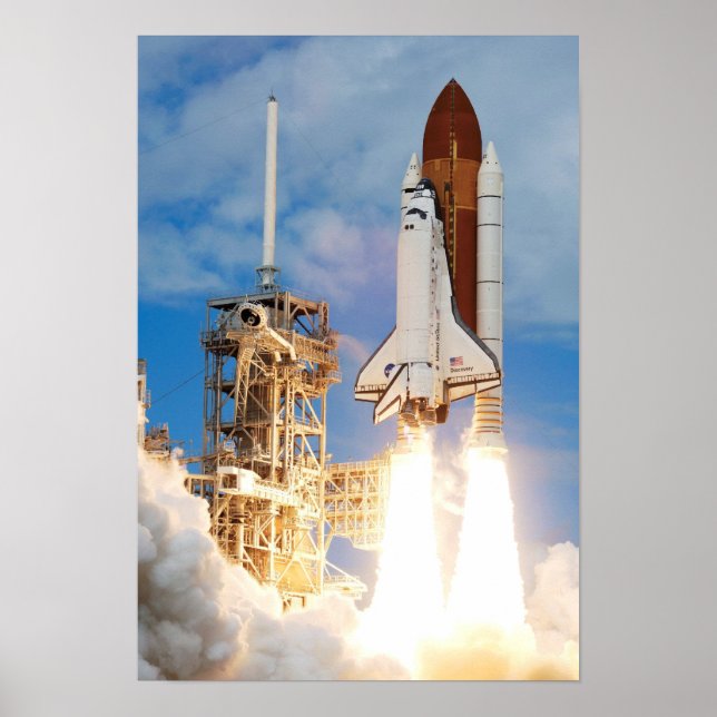 Space Shuttle Discovery (STS-120) Poster (Front)
