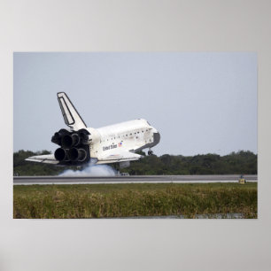 Space Shuttle Discovery touches down 3 Poster