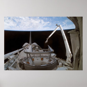 Space Shuttle Discovery's payload bay 2 Poster