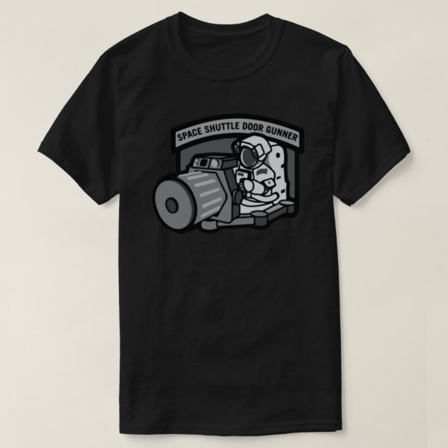 Space Shuttle Door Gunner Essential T-Shirt (Design Front)
