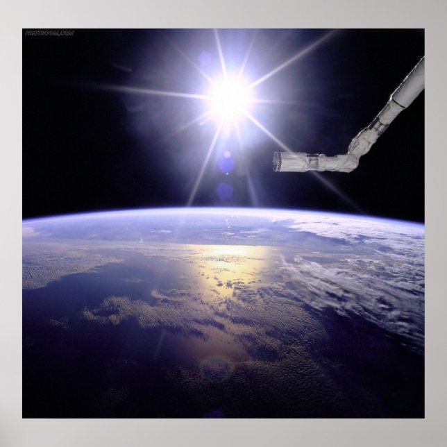 Space Shuttle Earth Limb Poster (Front)