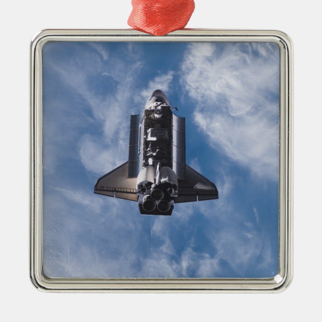 Space Shuttle Endeavour 22 Metal Tree Decoration (Front)