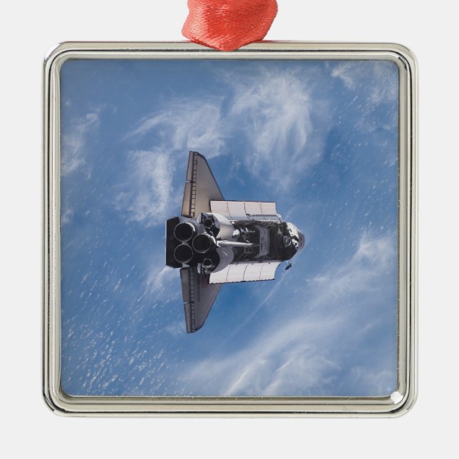 Space Shuttle Endeavour 26 Metal Tree Decoration (Front)