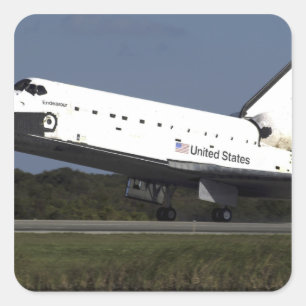 Space Shuttle Endeavour 27 Square Sticker