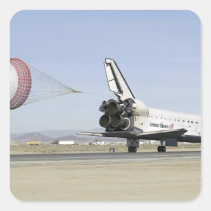 Space Shuttle Endeavour 4 Square Sticker