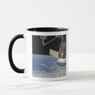 Space shuttle Endeavour, a Soyuz spacecraft Mug
