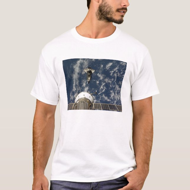 Space Shuttle Endeavour and a Soyuz spacecraft T-Shirt (Front)