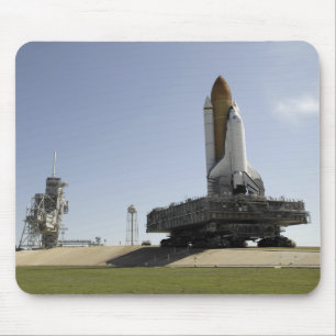 Space Shuttle Endeavour approaches the launch p Mouse Pad