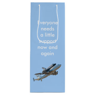 Space Shuttle Endeavour final flight photo Wine Gift Bag