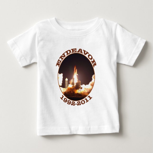 Space Shuttle Endeavour Final Launch Baby T-Shirt (Front)