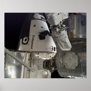 Space Shuttle Endeavour & ISS Poster