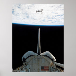 Space Shuttle Endeavour & ISS Poster