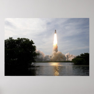 Space Shuttle Endeavour lifts off 2 Poster
