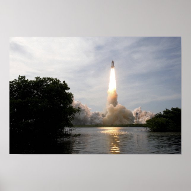 Space Shuttle Endeavour lifts off 2 Poster (Front)