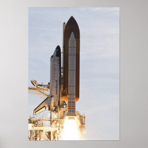 Space Shuttle Endeavour lifts off 2 Poster