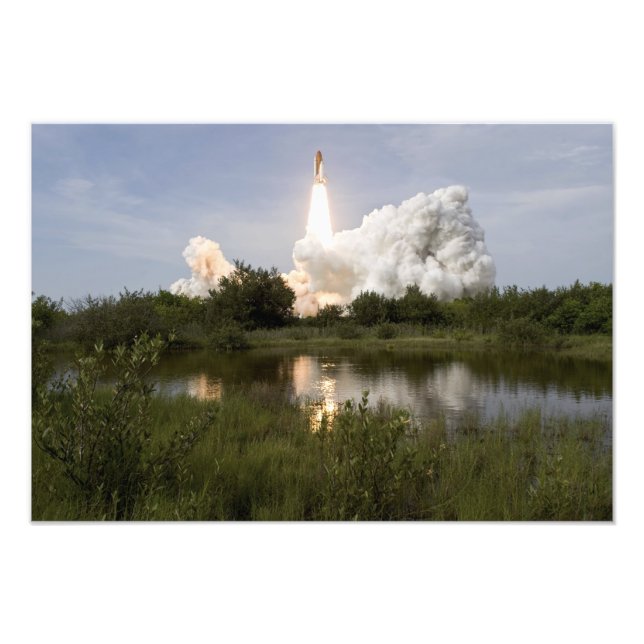 Space Shuttle Endeavour lifts off 5 Photo Print (Front)
