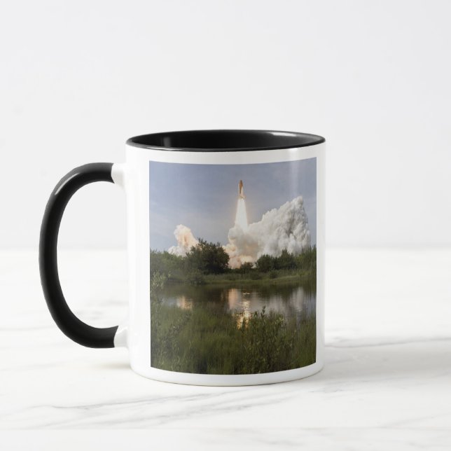 Space Shuttle Endeavour lifts off 7 Mug (Left)