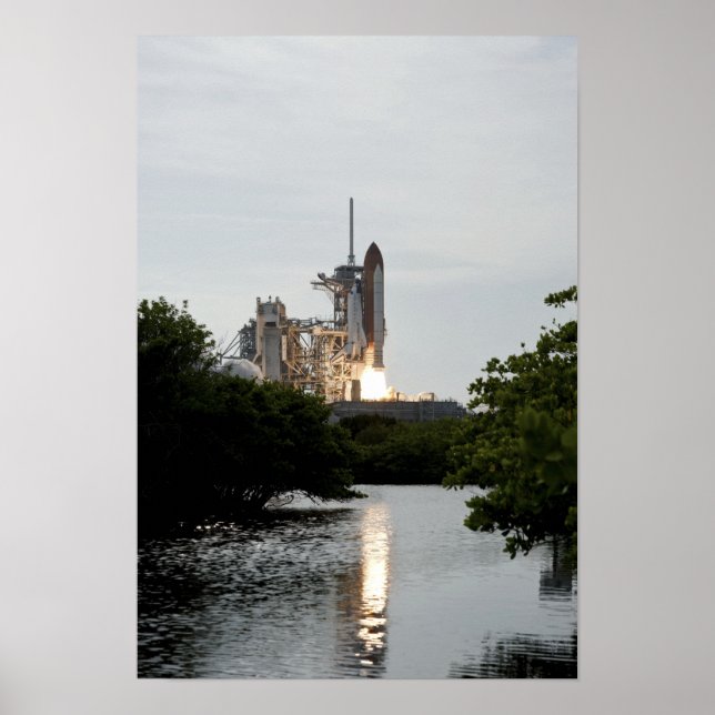 Space Shuttle Endeavour lifts off Poster (Front)