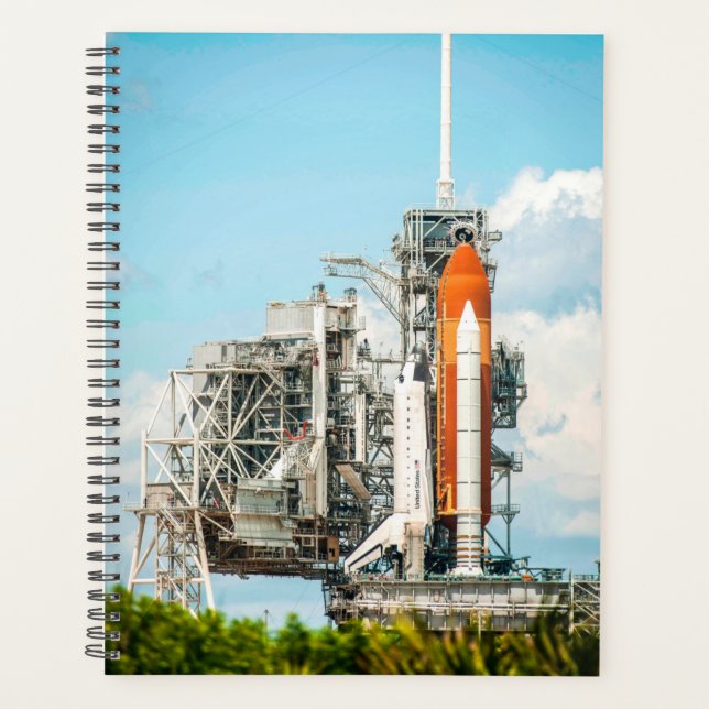 Space Shuttle Endeavour On Launch Pad Photo Planner (Front)