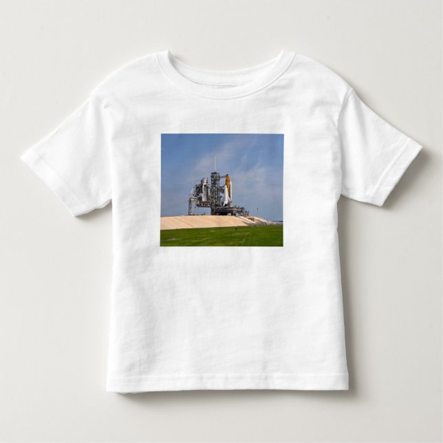 Space Shuttle Endeavour on the launch pad 4 Toddler T-Shirt (Front)