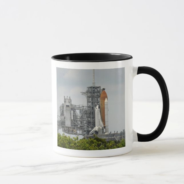Space Shuttle Endeavour on the launch pad 5 Mug (Right)