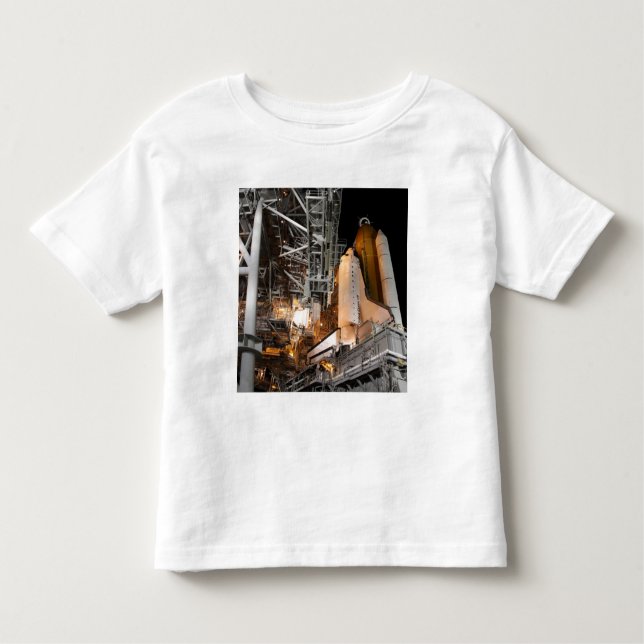 Space Shuttle Endeavour on the launch pad Toddler T-Shirt (Front)