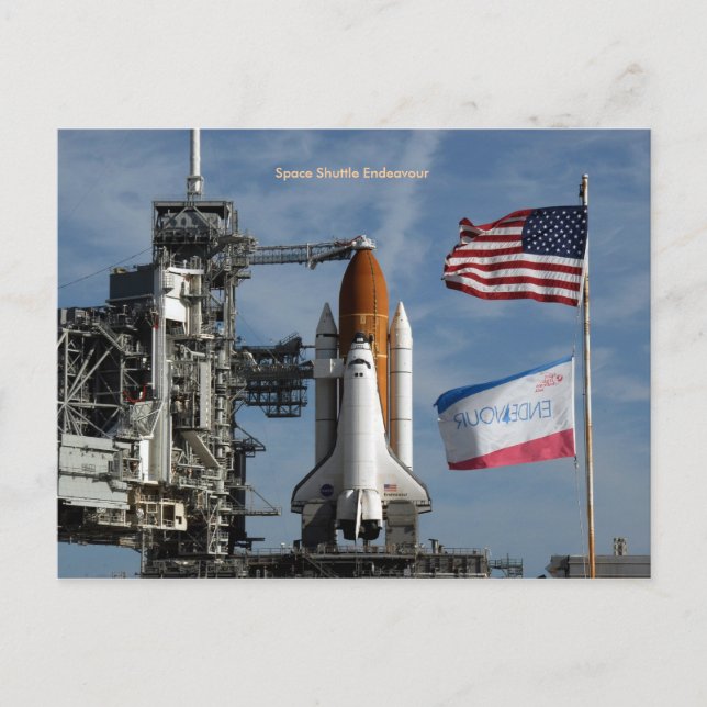 Space Shuttle Endeavour Postcard (Front)