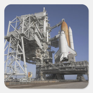Space shuttle Endeavour Square Sticker
