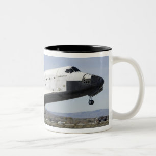 Space Shuttle Endeavour's main landing gear Two-Tone Coffee Mug