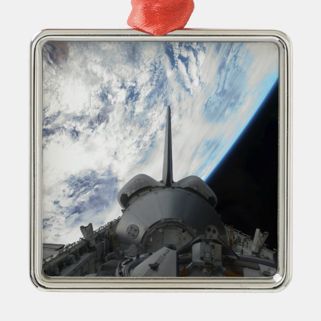 Space Shuttle Endeavour's payload bay 2 Metal Ornament (Front)