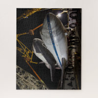 Space Shuttle Enterprise on top of 747