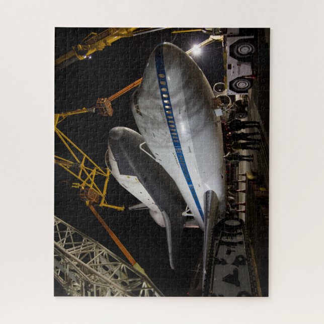 Space Shuttle Enterprise on top of 747 Jigsaw Puzzle (Vertical)