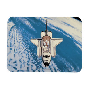 Space Shuttle in Orbit Magnet