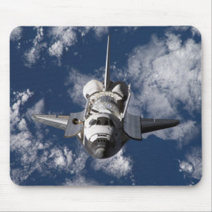 Space Shuttle in Orbiting Earth Mouse Pad