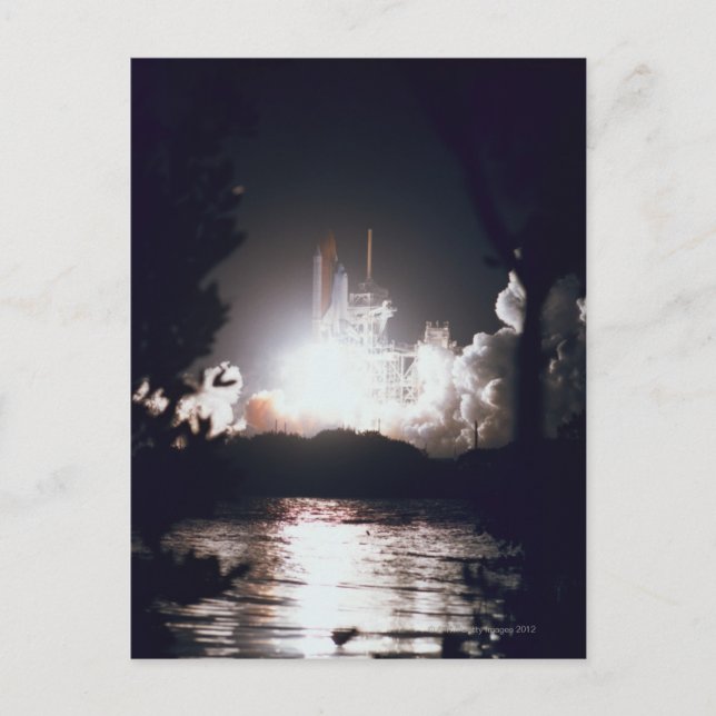 Space Shuttle Launch Postcard (Front)