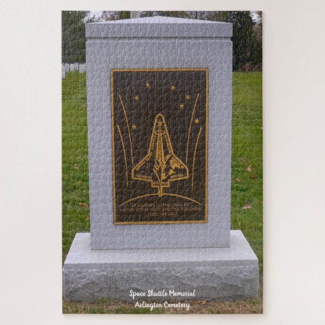 Space Shuttle Memorial Arlington Cemetery Jigsaw Puzzle (Vertical)