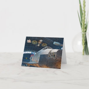 Space Shuttle Notecard