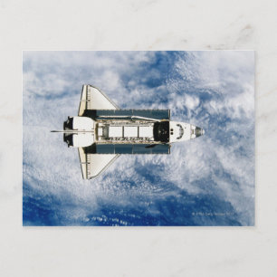 Space Shuttle Orbiting Earth 3 Postcard