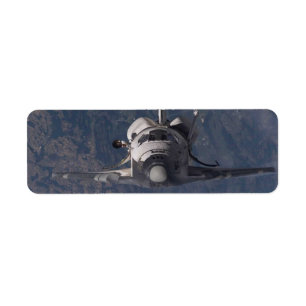 Space Shuttle Return Address Label