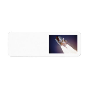 Space Shuttle Return Address Label