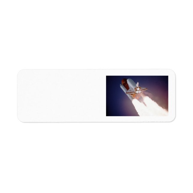 Space Shuttle Return Address Label (Front)