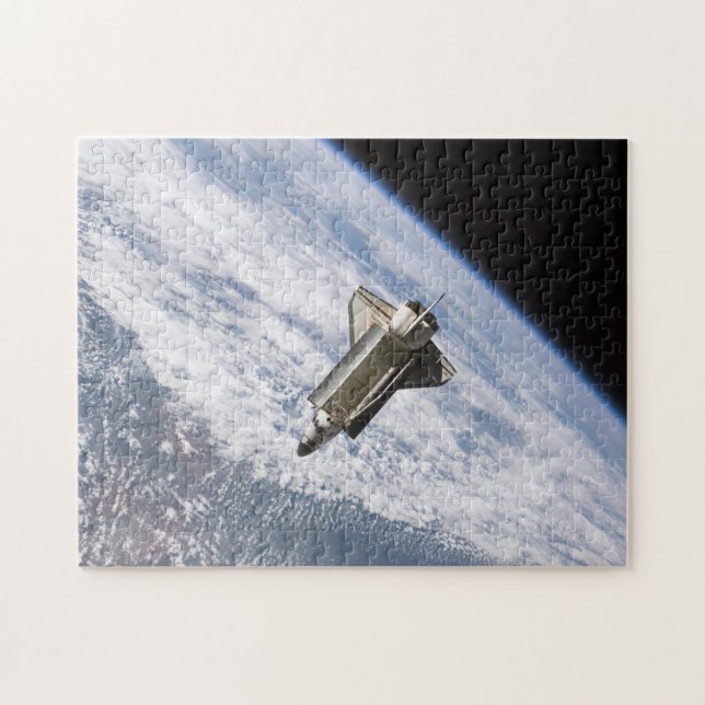 Space Shuttle STS115 Atlantis Undock ISS 2006 Jigsaw Puzzle (Horizontal)