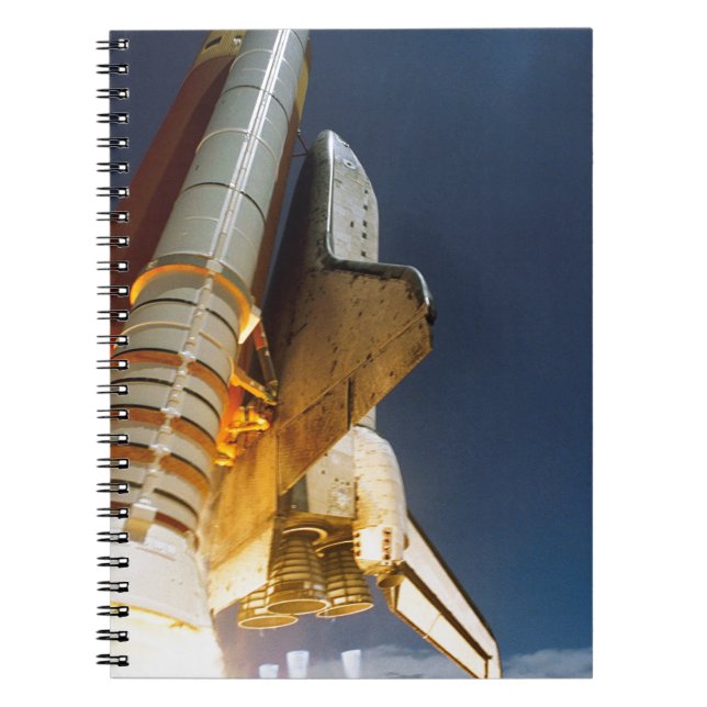 Space shuttle take off notebook (Front)