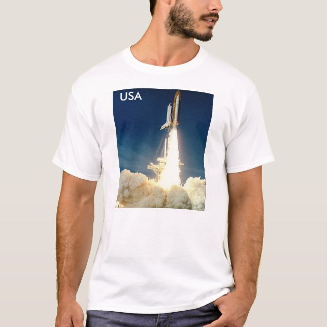 Space Shuttle take off T-Shirt (Front)