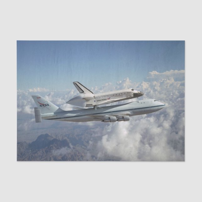 Space Shuttle Tissue Paper (Front)