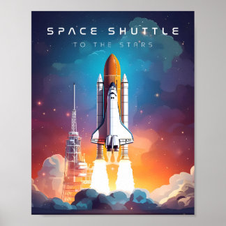 Space Shuttle: To The Stars  Poster