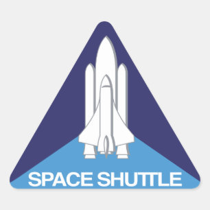 Space Shuttle Triangle Triangle Sticker