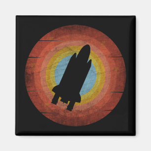 SPACE SHUTTLE VINTAGE RETRO MAGNET