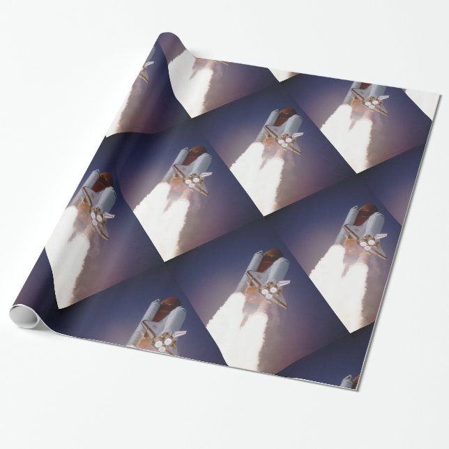 Space Shuttle Wrapping Paper (Unrolled)